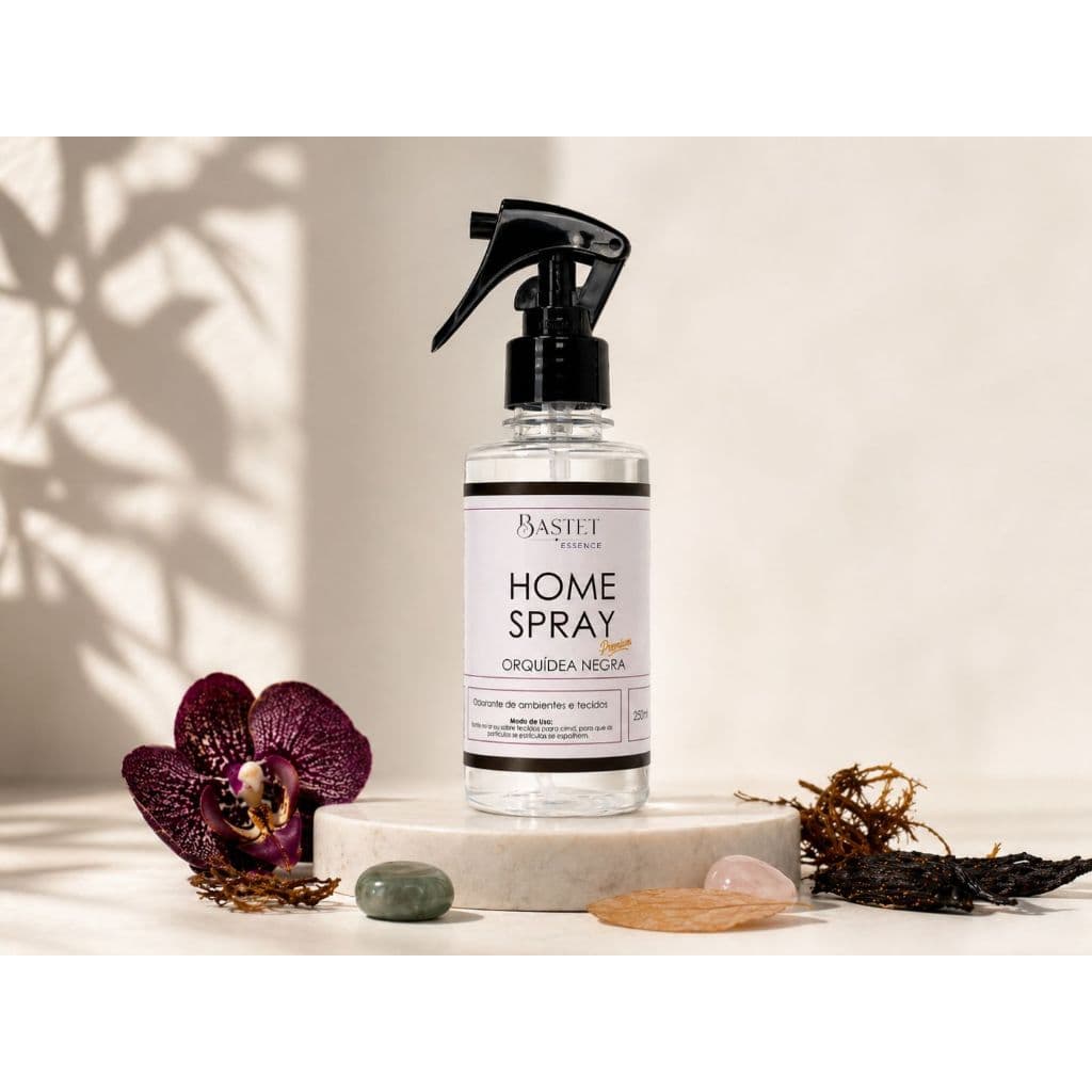 Home Spray Orquídea Negra Premium | 230 ml | Bastet Essence