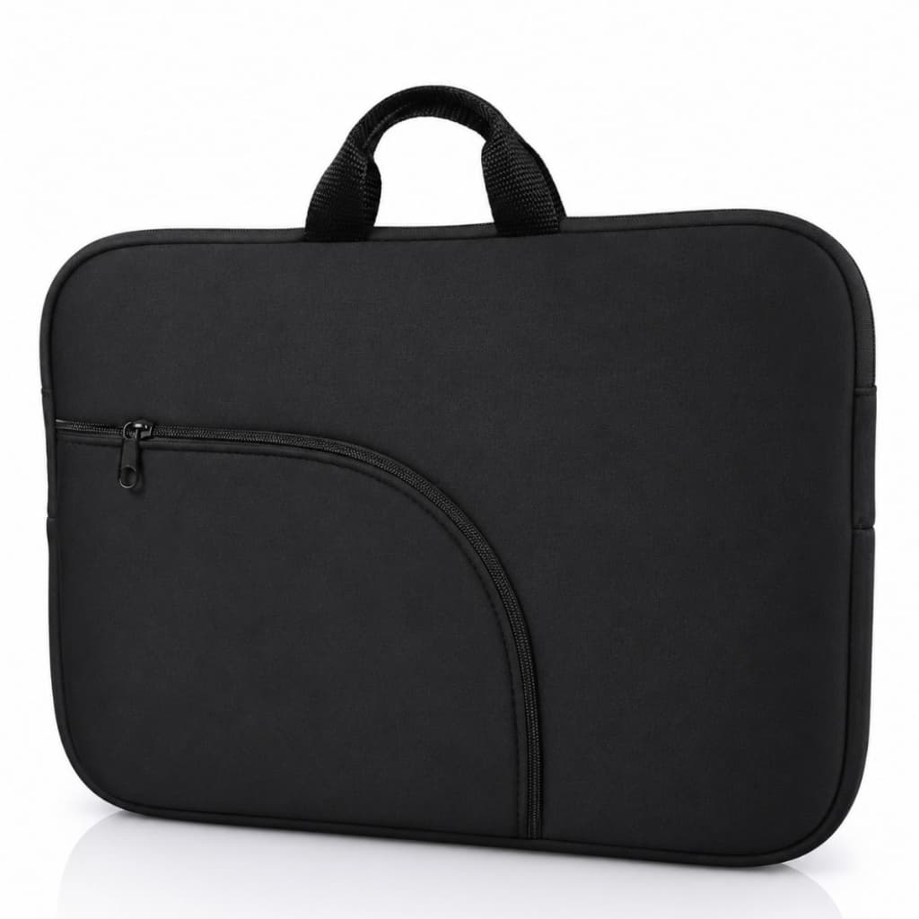 Bolsa Case para Notebook 15,6 Polegadas com Bolso e Alça – Capa Luva Protetora Reforçada Estojo para Notebook