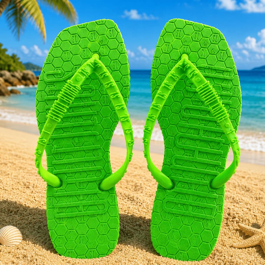 Chinelo Feminino Slim Bico Quadrado Confortável Casual Verão Dia a Dia