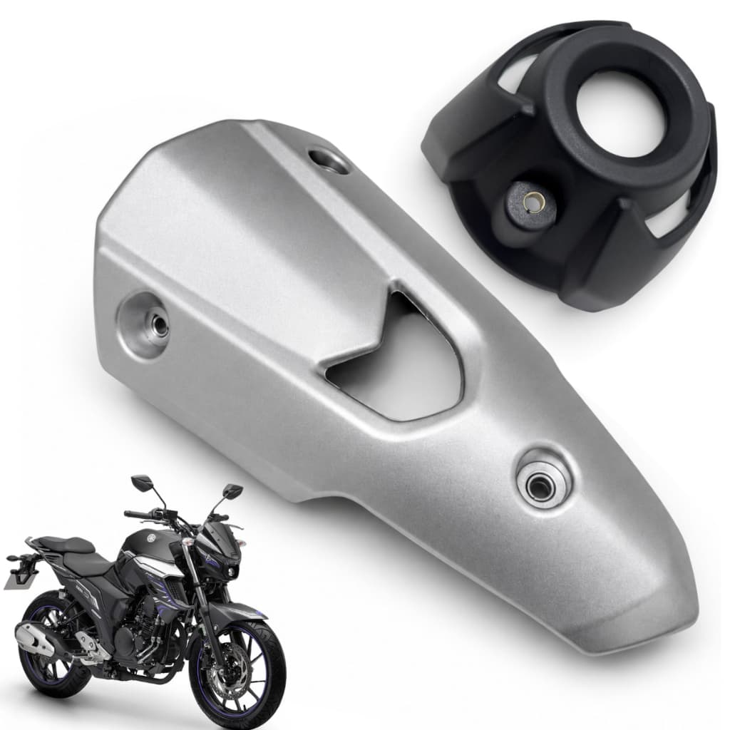 Protetor De Escape Fz 25 2018 a 2026 Lateral Mais Ponteira