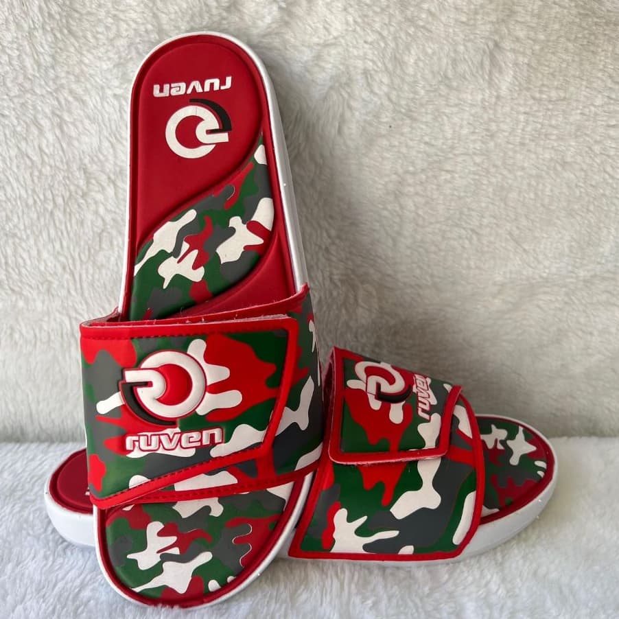 Chinelo Slide Conforte Papete Masculina Feminino Super Leve e Confortável Camuflado Ruven Original