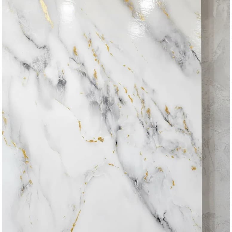 Papel De Parede Adesivo 1,20x2,60m Mármore Luxo Autocolante