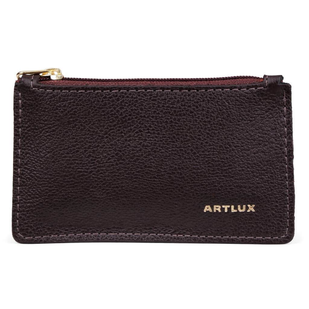 Porta-Moedas Artlux 092 em Couro Legítimo com Zíper