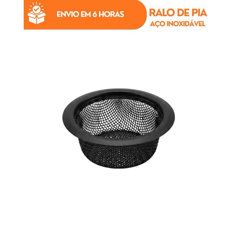 Ralo de Pia de Inox Tamanho 9cm