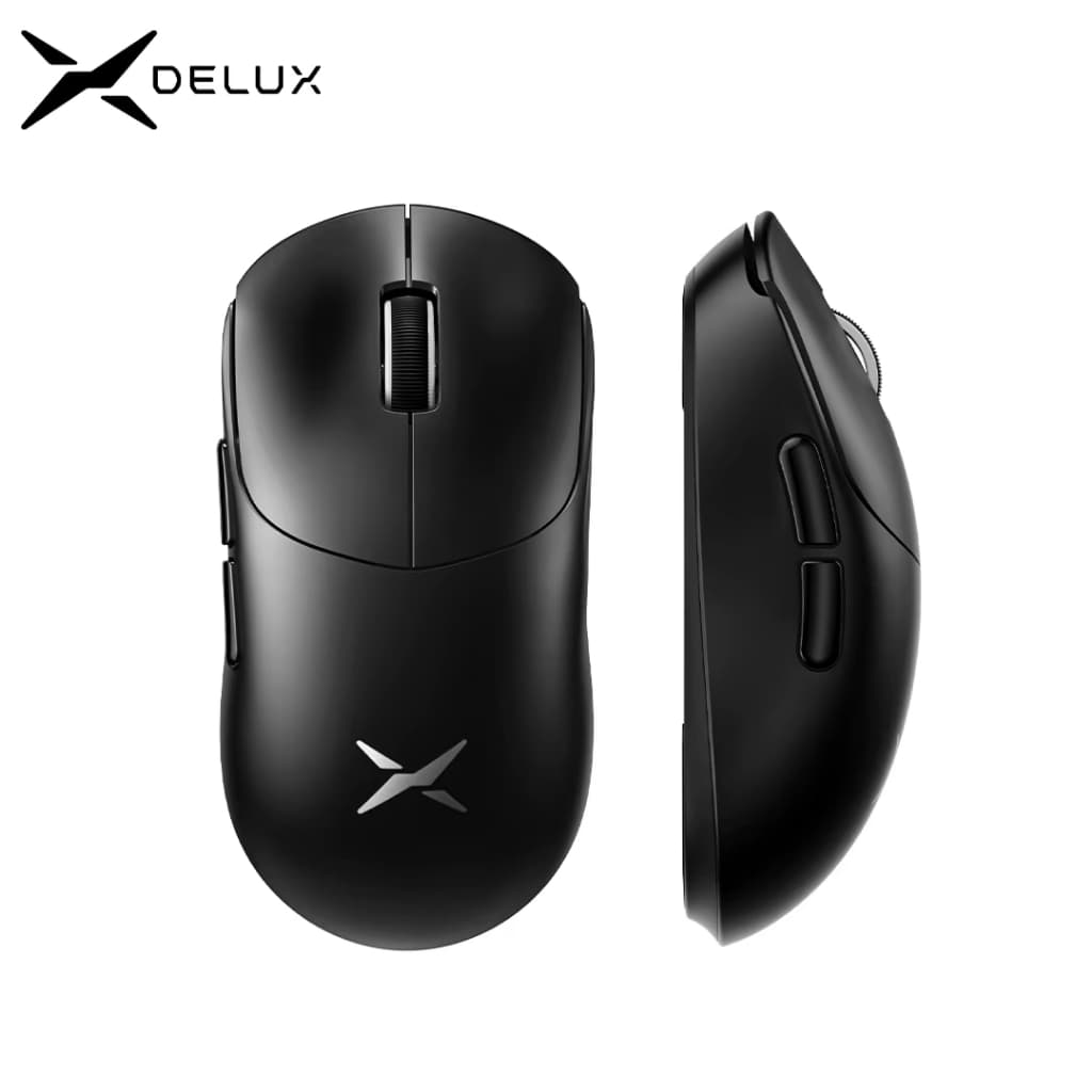 Mouse Gamer Delux M400, Sem Fio, Sensor PAW 3311, Tri-Mode, 1000hz, Bateria 500 mAh