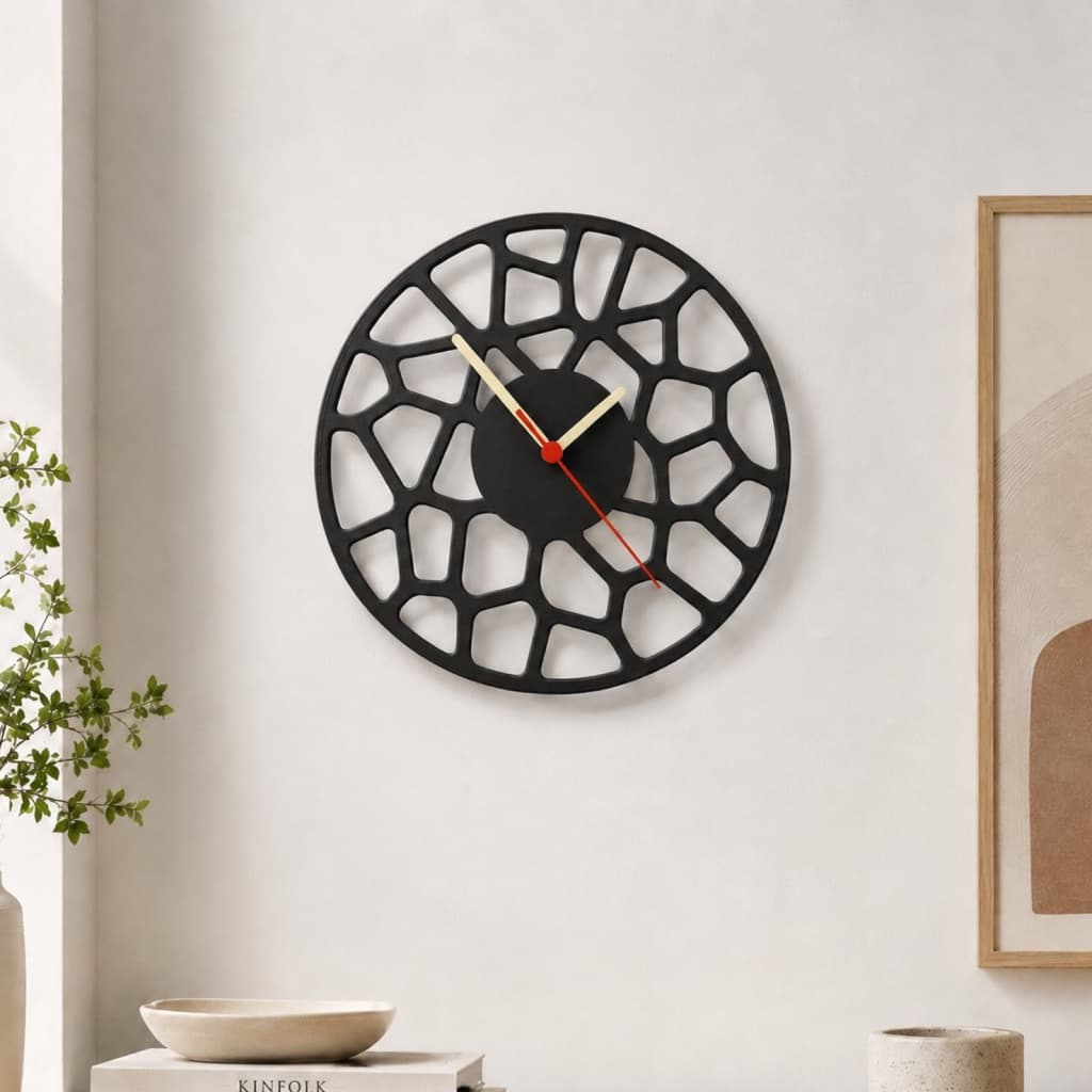 Relógio de Parede Decorativo Moderno Minimalista - Zately
