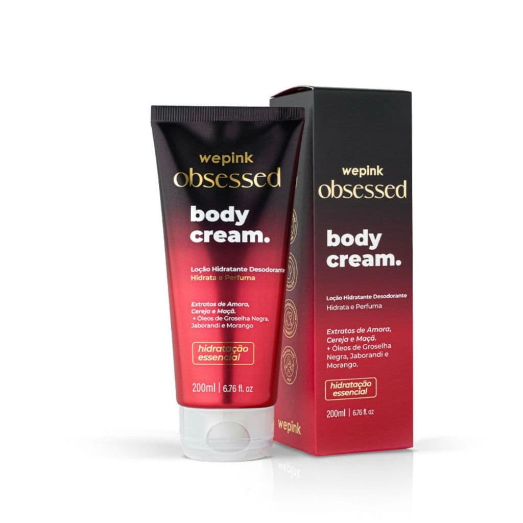 BODY CREAM OBSESSED 200ML + BRINDE
