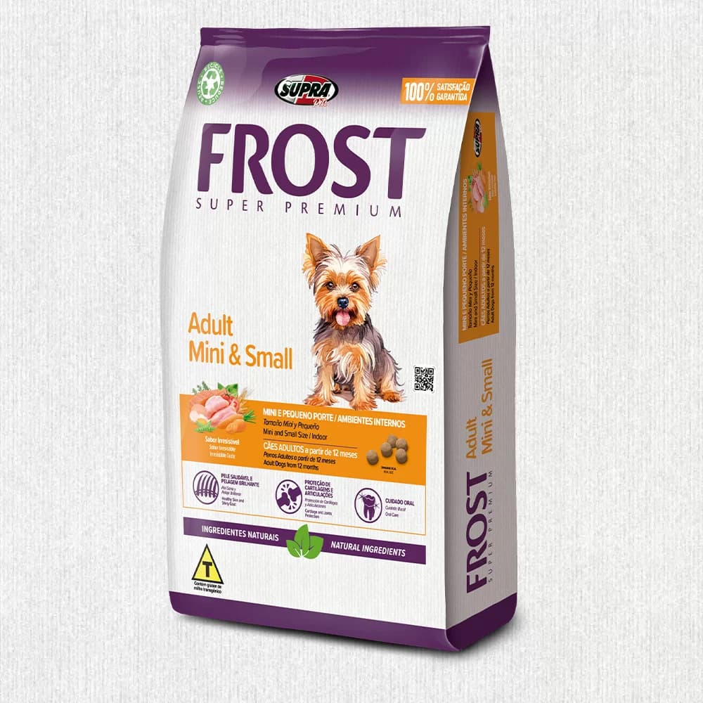 Ração FROST Super Premium Adulto Mini Pequeno 10,1 kg