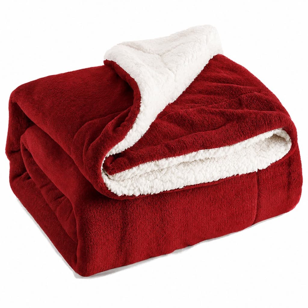 Coberdrom Dupla Face Sherpa Bebê Manta Infantil Edredom Carneirinho em Microfibra 80 x 110cm