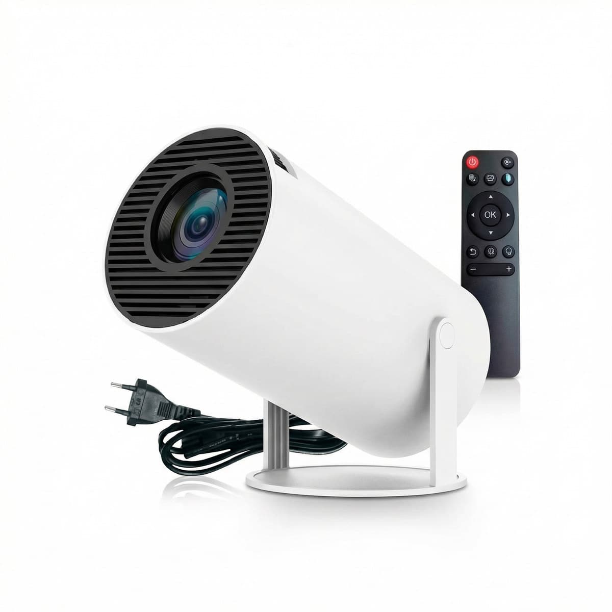 Projector HY300 4K Smart 4K Compacto Ideal para Apresentações em Casa ou Escritório