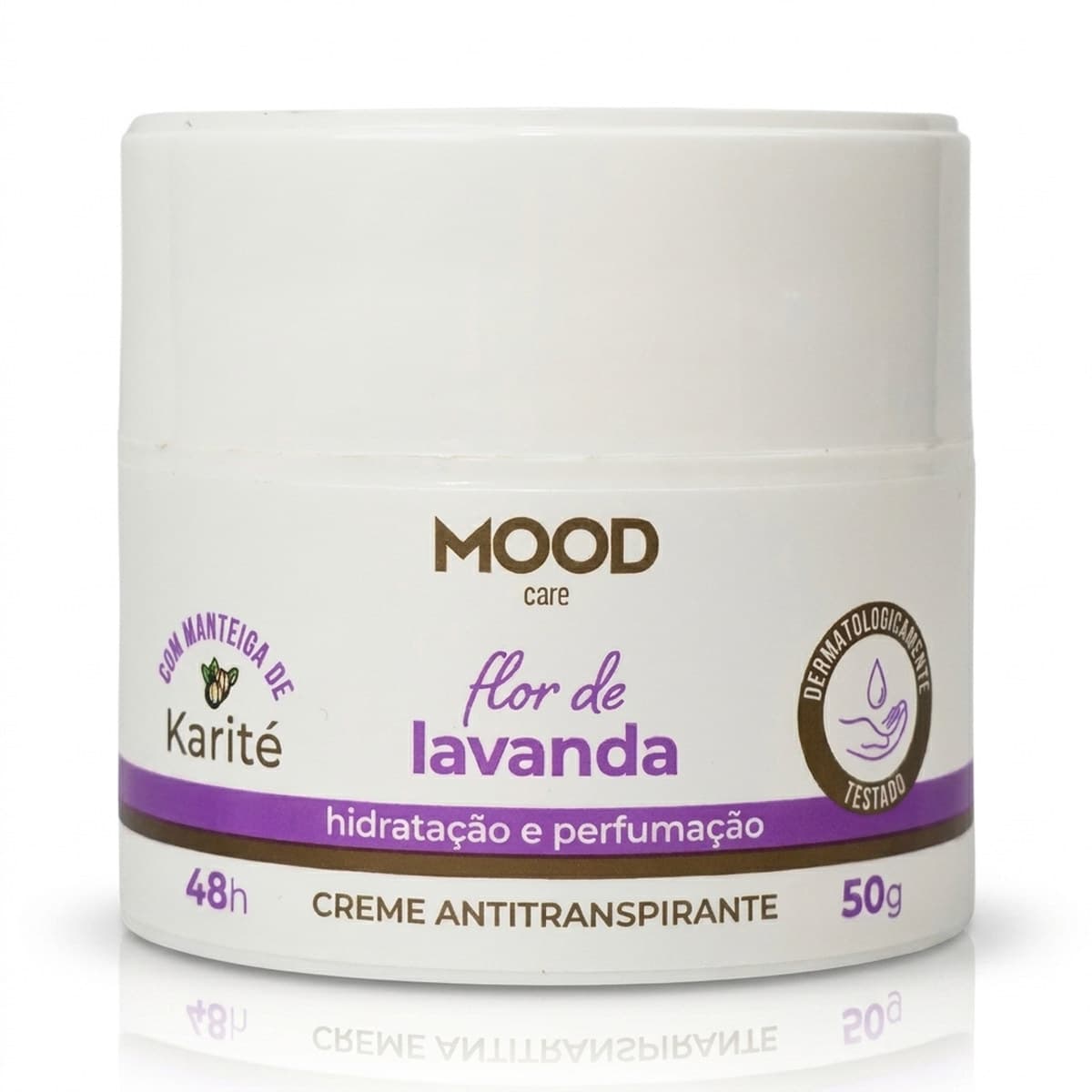 Desodorante em Creme Flor de Lavanda Mood Antitranspirante 50g Dermatologicamente Testado