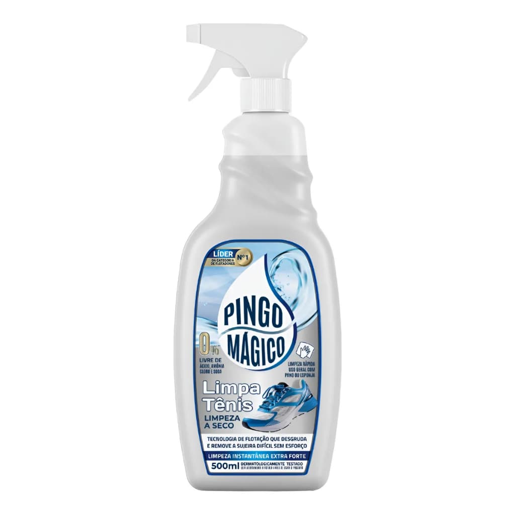 Limpa Tênis Pingo Mágico Remove Manchas Sem Esforço