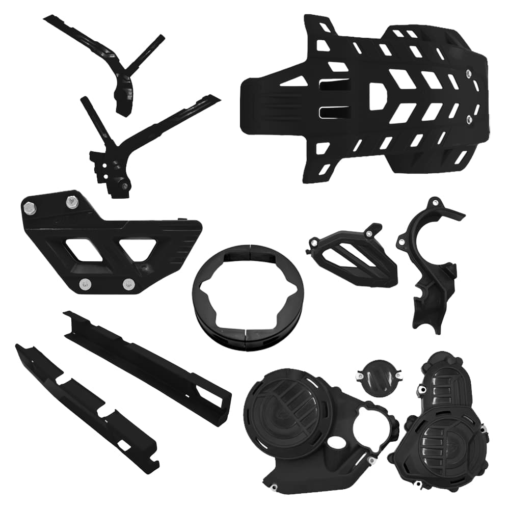 Kit Protetores Completo Antiblocks Chassis Motor Guia Balança Klx 230