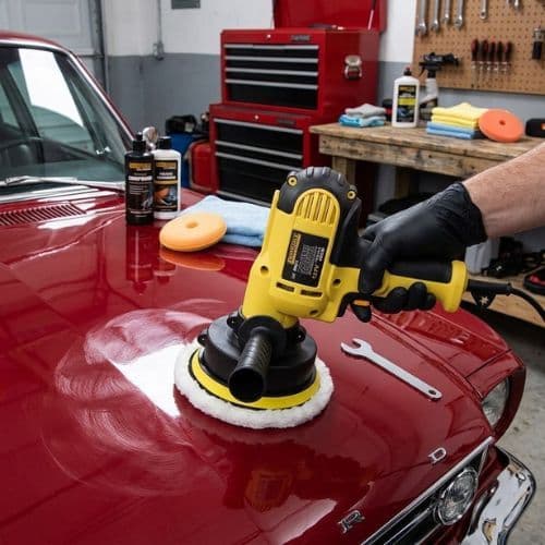 Politriz Lixadeira Automotiva Profissional 127V, Alta Potência Para Polimento E Acabamento, Ideal Para Uso Automotivo
