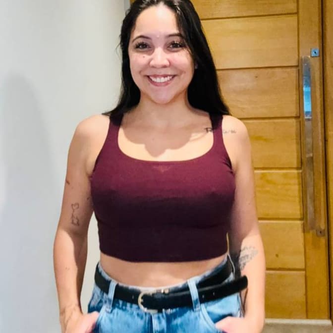 Blusa Cropped Feminina Ribana Canelada Básica Premium Confortável Moda Casual