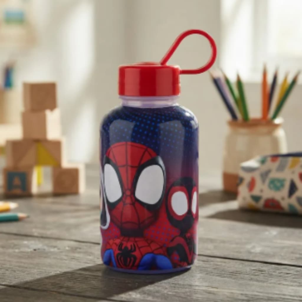 Garrafa Spidey Infantil Água Escola Homem Aranha 280ml