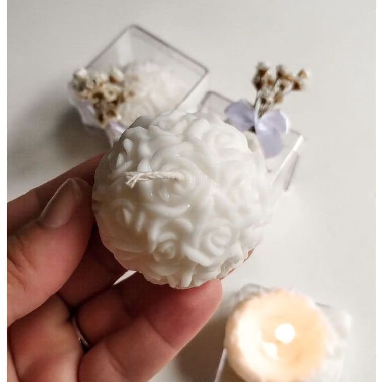 VELA MINI VELA BUBBLE FLOR| KIT COM 100 UNIDADES| VELA FLOR| LEMBRANCINHAS