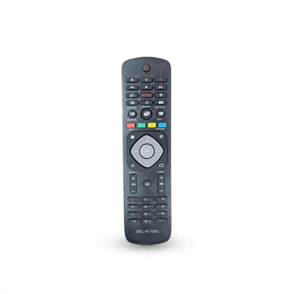 Controle Remoto Compativel TV Philips Smart C/ Netflix SEL-9-7092