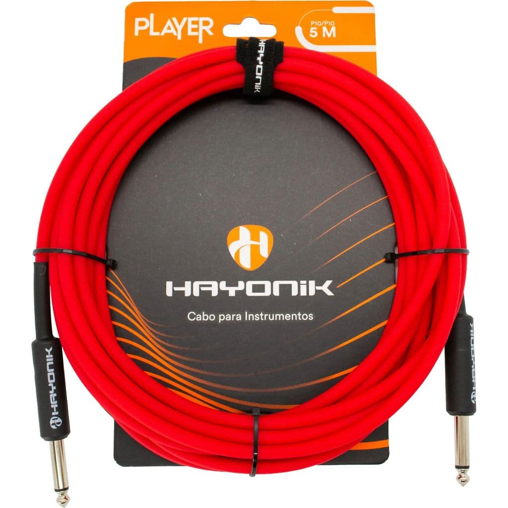 Cabo Para Instrumento Hayonik Player P10 x P10 5m