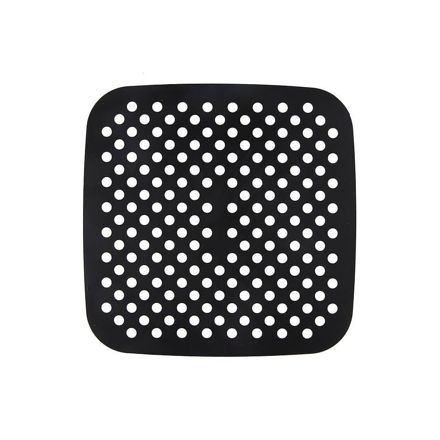 Tapete de Silicone para Airfryer Preto