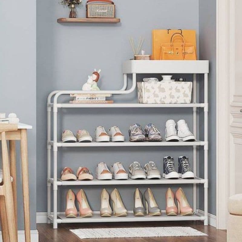 Sapateira Rack vertical estante, organizador com cesto multiuso, sortido, quarto, apartamento,casa .