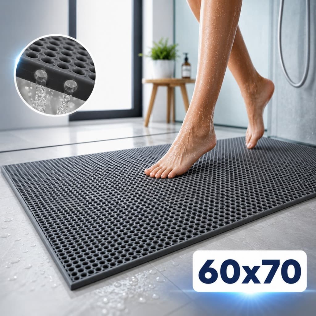 Tapete 60x70 Antiderrapante Box Banheiro Direto De Fabrica Não Escorrega