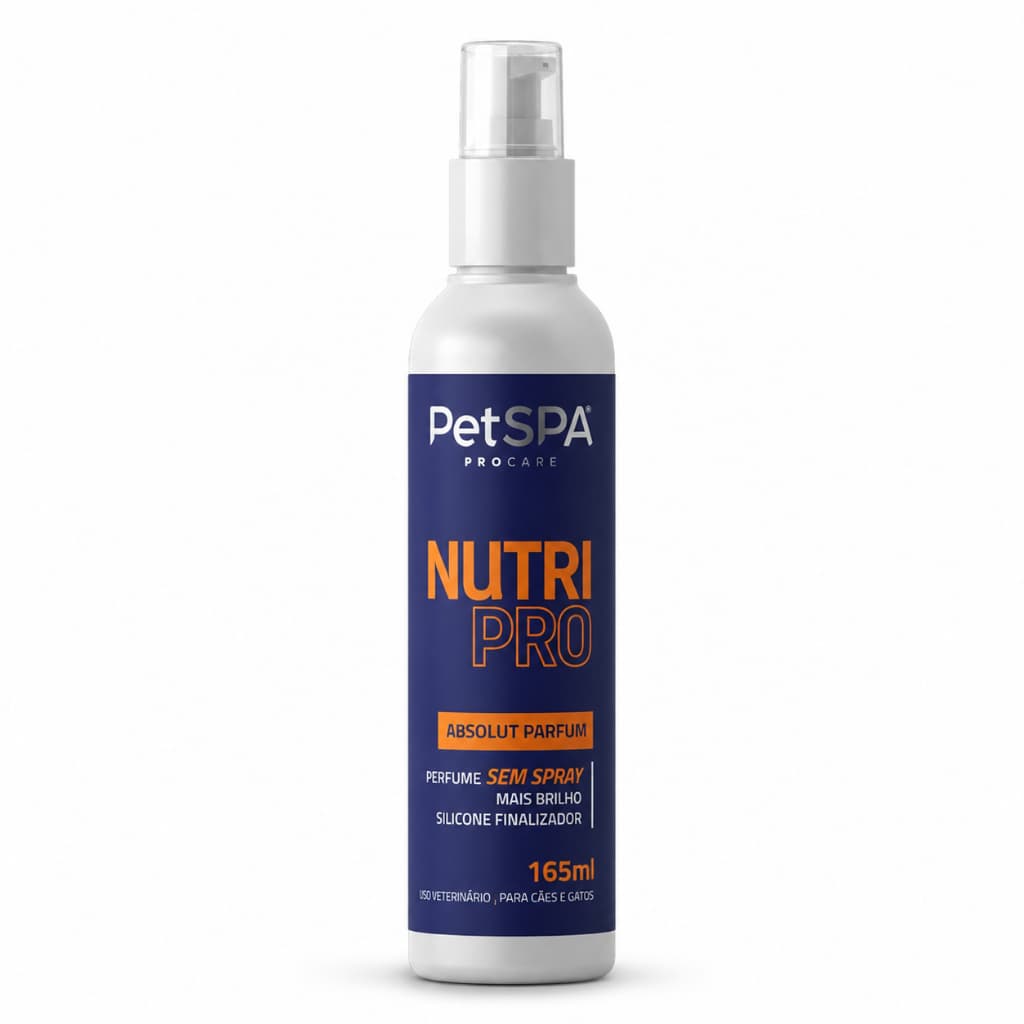 Perfume PetSPA Absolut Parfum Nutri Pro 165ml Cães e Gatos Sem Álcool Finalizador