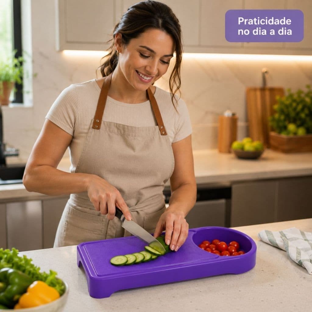 Tábua de Cortar Carne Colorida Tábua de Corte Cozinha Churrasco Carnes Legumes Multiuso