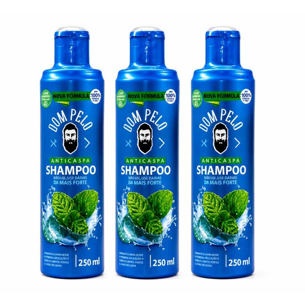 Shampoo Anticaspa Dom Pelo 3 Em 1