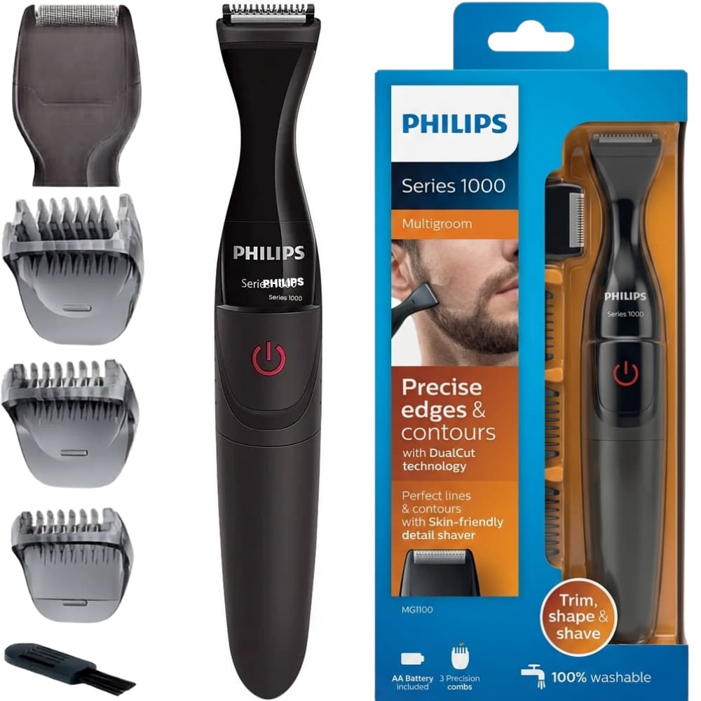 Aparador e Modelador de Barba Philips Multigroom Series 1000 Ultrapreciso