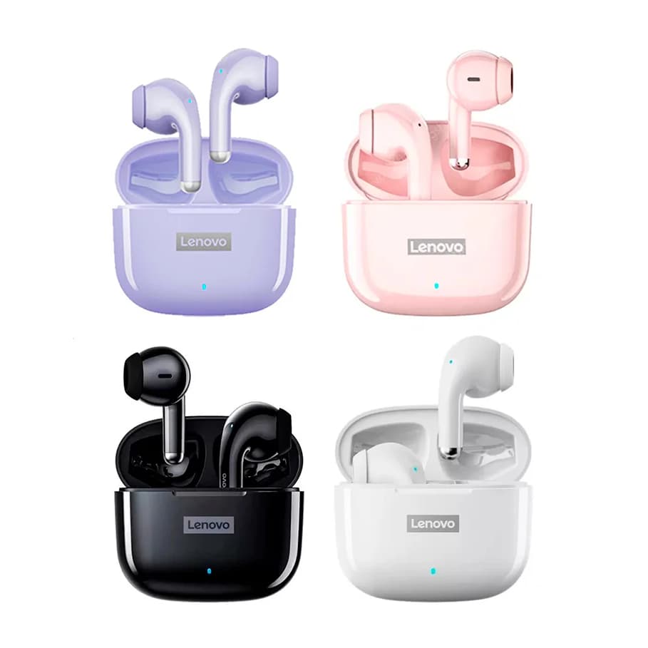 Fone LP40 Pro Lenovo ThinkPlus Original Bluetooth 5.3 TWS Gamer Hi-Fi Touch USB-C Sem Fio