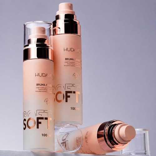 Bruma Fixadora de Maquiagem Soft Fix Hudamoji 100ml – Efeito Matificante Prolonga maquiagem