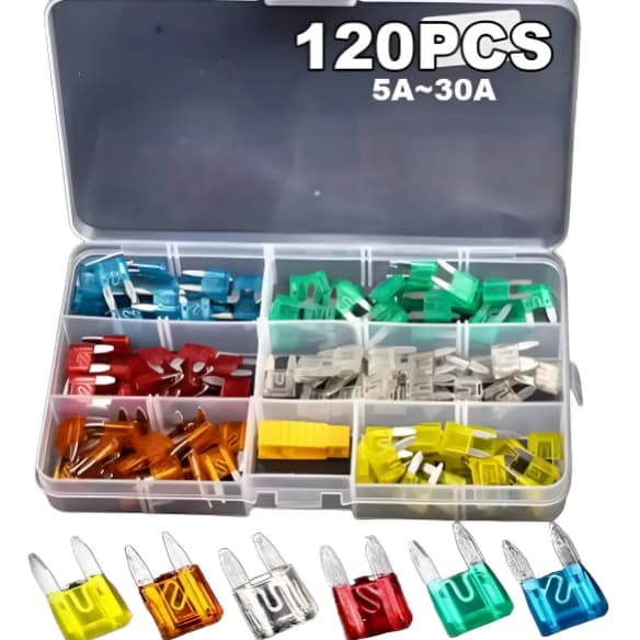 Kit 120 Fusíveis Automotivos Para Carros,incrível!