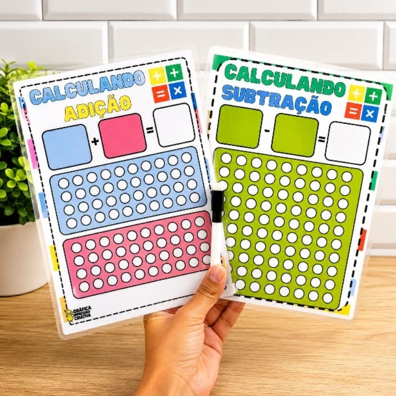 MATEMÁTICA DIVERTIDA - APRENDA BRINCANDO - ACOMPANHA CANETA