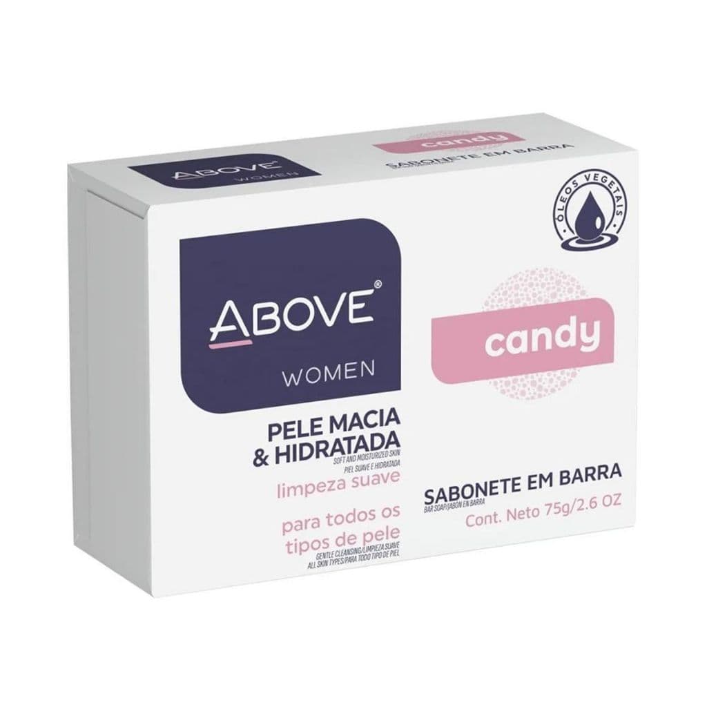 Sabonete Perfumado Pele Macia 75g em Barra Above Women Candy Hidratante