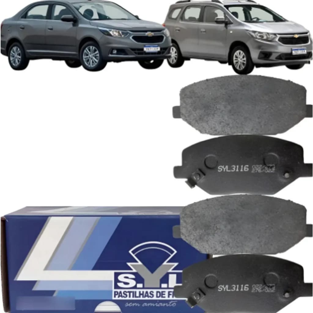 Pastilha De Freio Dianteira Chevrolet Spin Cobalt - Syl3116