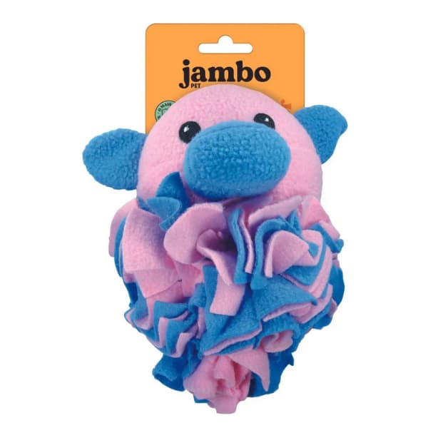 Brinquedo Pelúcia Jambo Feltro Interativo Porco Para Cachorro, Pet.