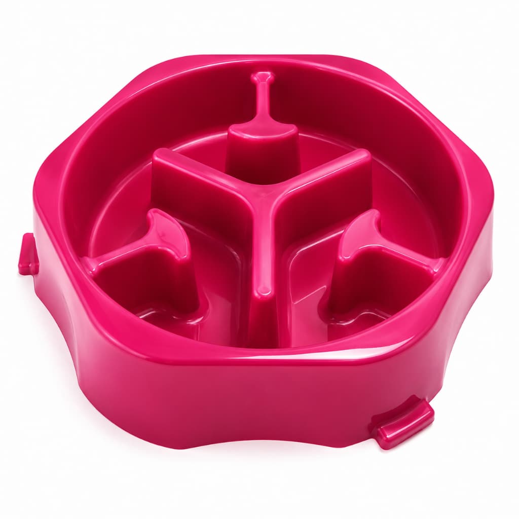 Comedouro Lento para Cachorro Labirinto Educativo Interativo Pote de Ração 300ml 800ml 2500ml