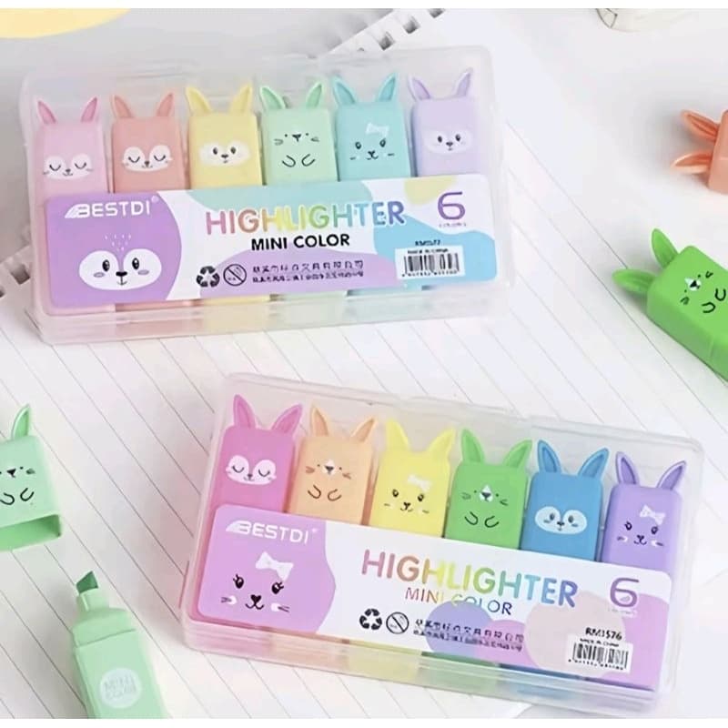 Cores Neon Vibrantes, Perfeito para Estudos