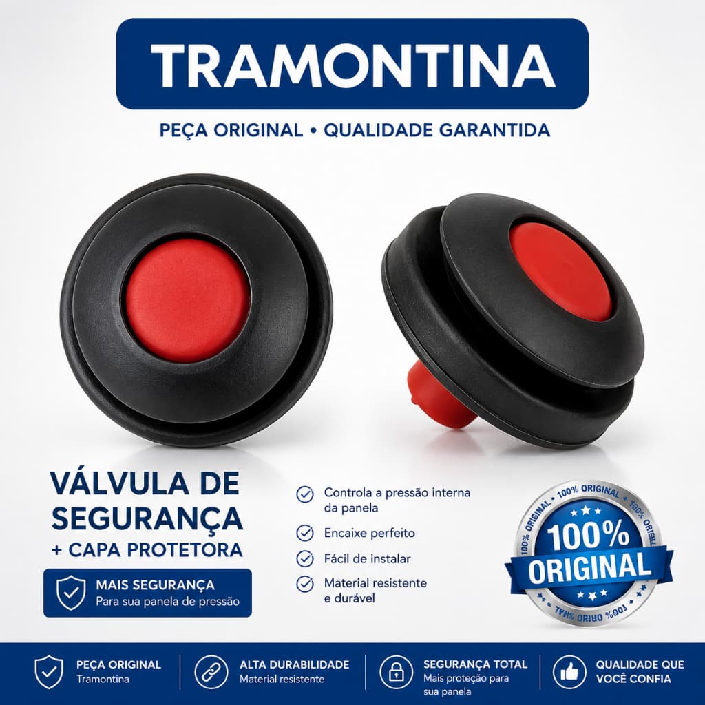 Válvulas De segurança Para Panela De Pressão Tramontina Vancouver