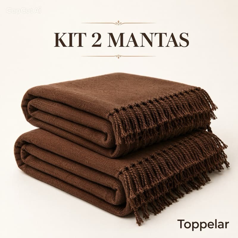 Kit 2 Mantas de Sofa Grande 210x120 Luxo Promoção  protetora manta cama decoração casa 100% algodão