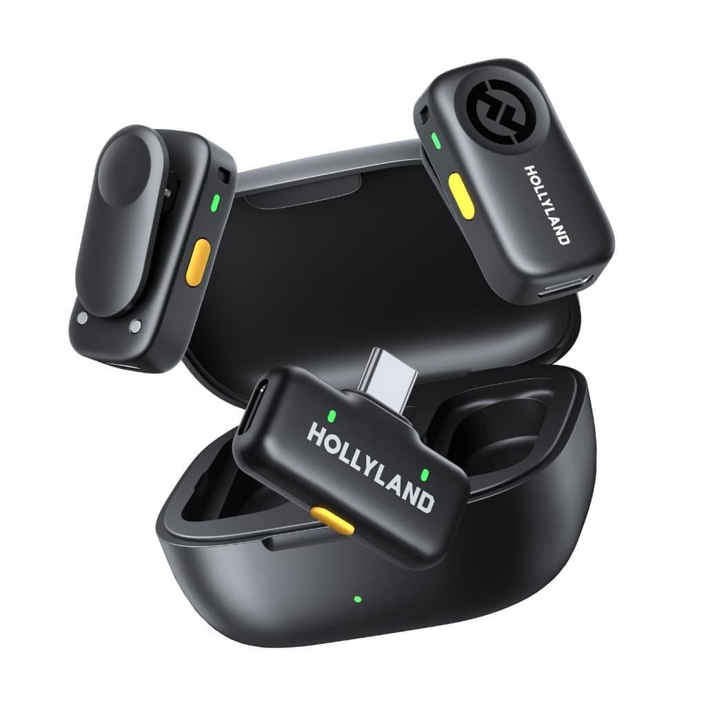 Hollyland Lark A2 Tipo C Microfone Lapela Preto