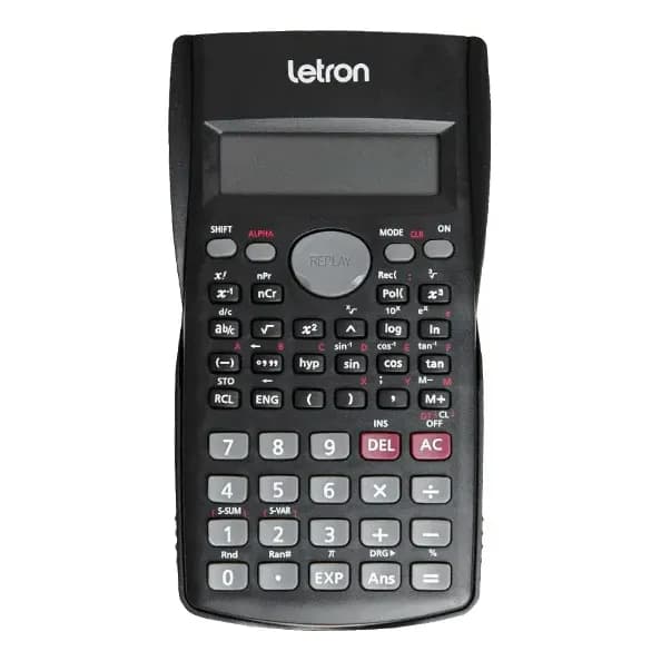 Calculadora Científica 240 Funções Preta Multi Letron
