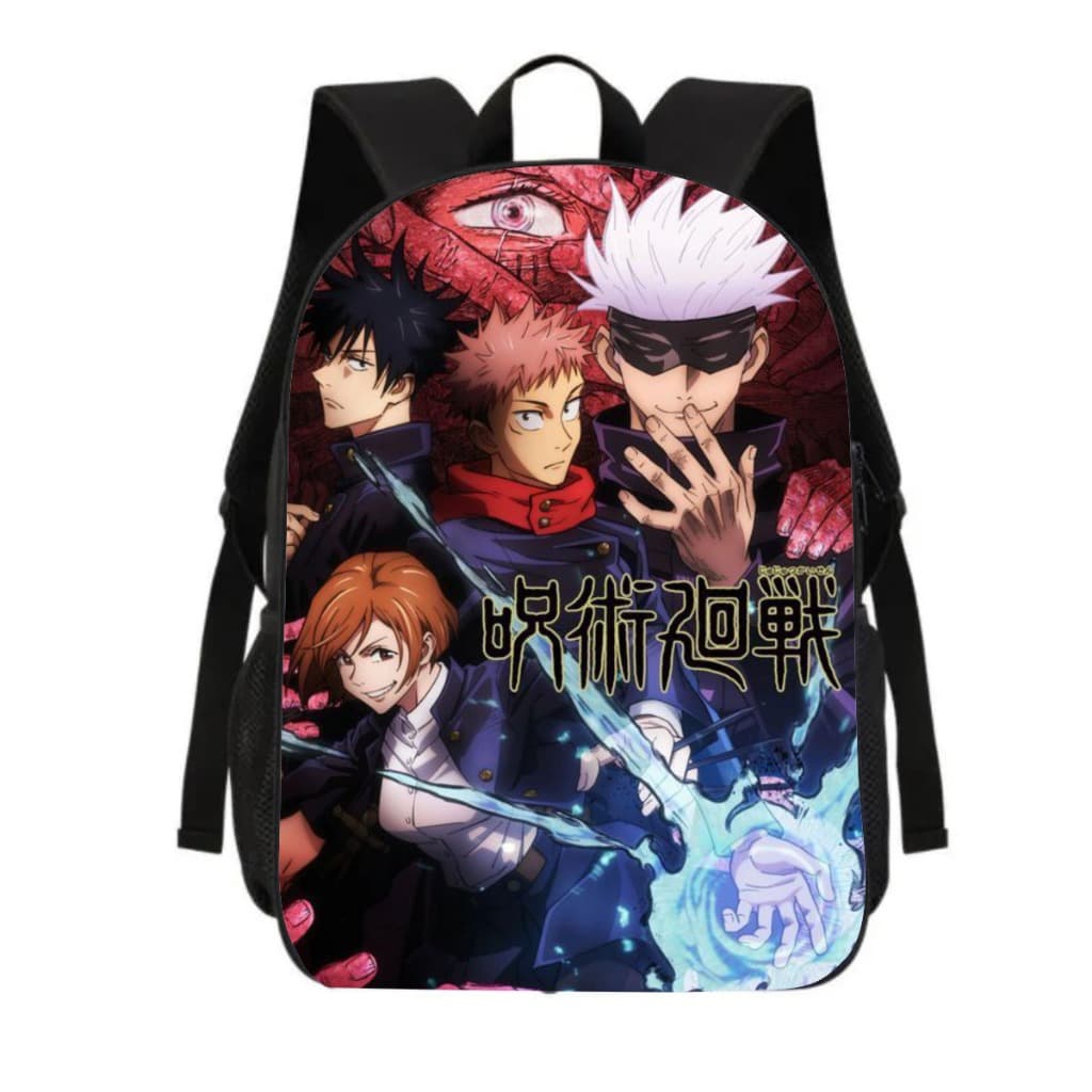 Mochila Estojo Lancheira Escolar Anime Jujutsu