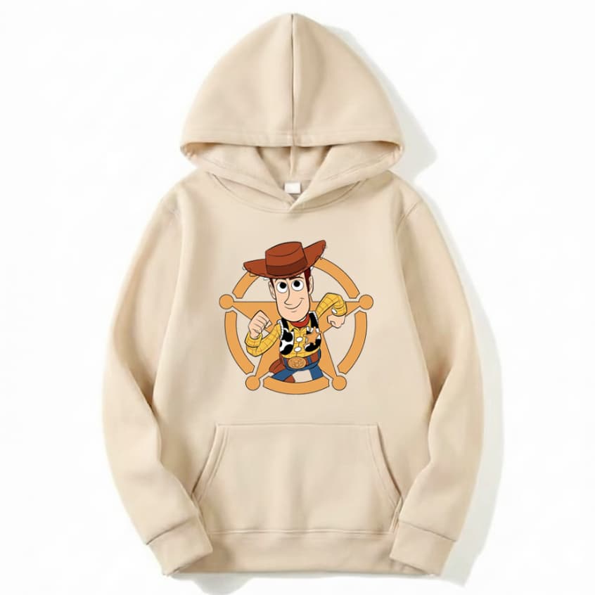Moletom Infantil Woody Moletom Canguru Adulto e infantil Woody Toy Story Moletom Disney Woody