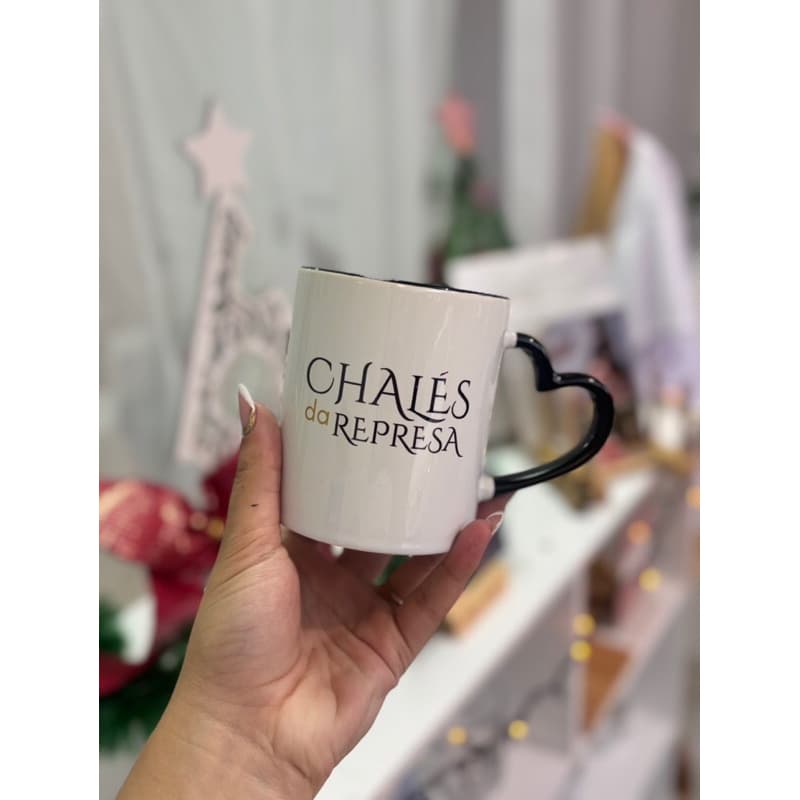 Caneca alça de coração personalizada porcelana decorada presente criativo caneca com nome caneca com foto