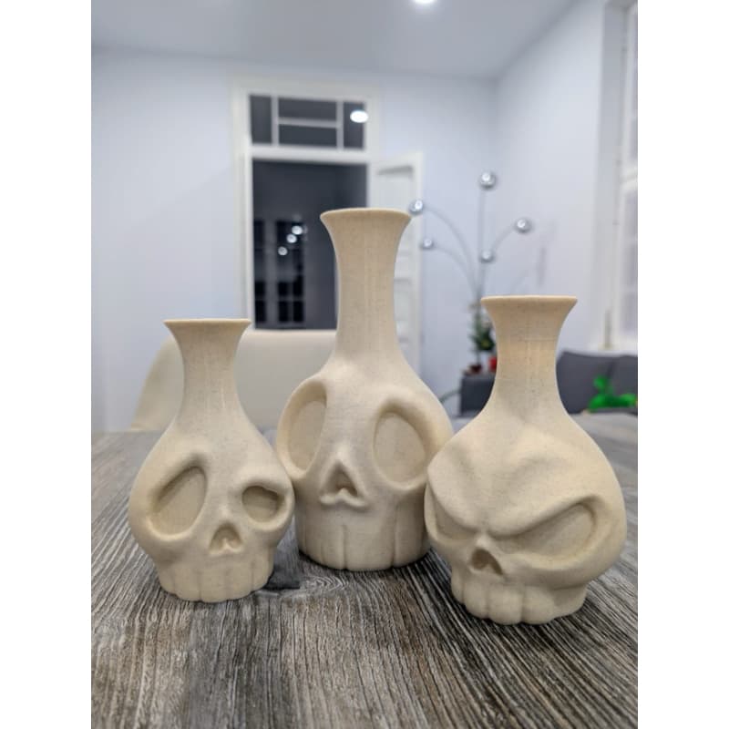 Kit Vaso de Caveira decoração criativa.