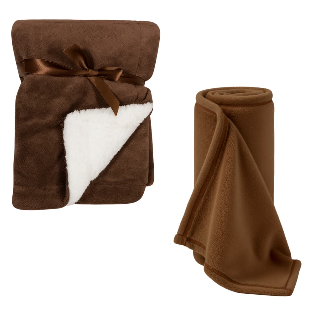 Kit 2 Itens Bebê - Cobertor Dupla Face Sherpa Felpuda + Cobertor Leve Soft - 80x90cm - Antialérgico