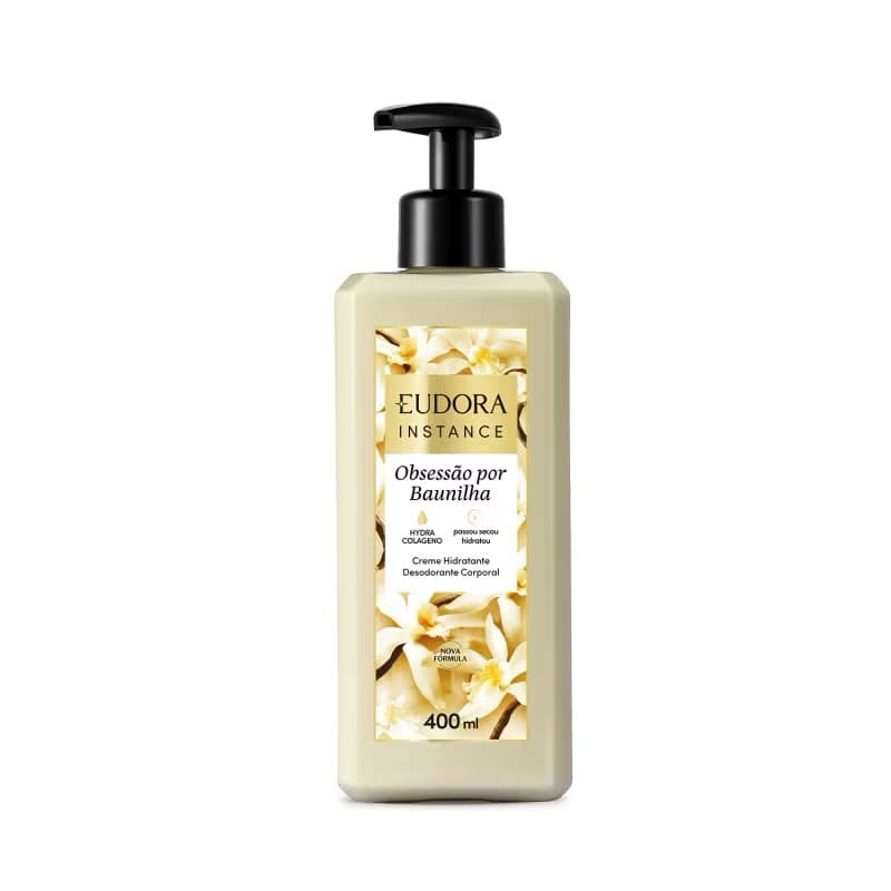 Creme Hidratante Desodorante Corporal Instance Baunilha 400ml