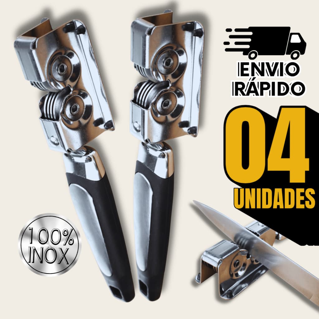 Combo  Amoladores Afiador de facas Multifuncional Utilidades Inox Tesouras Canivete Afiadores